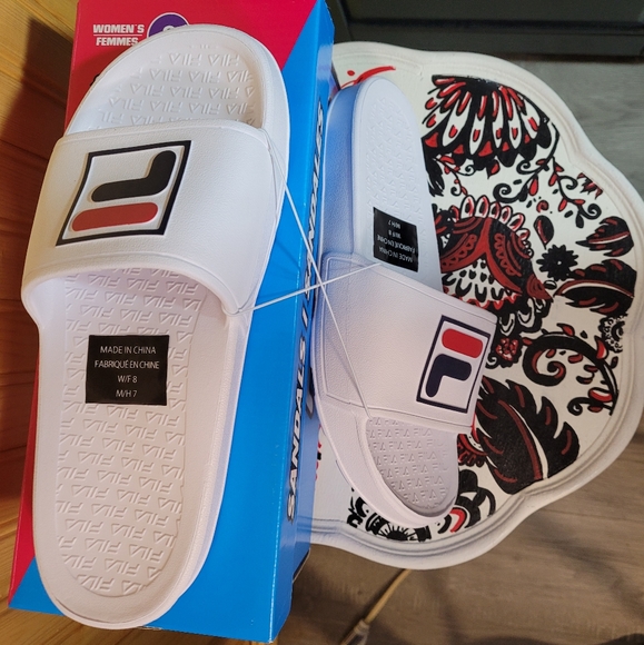 Fila white lady's sandals - Picture 5 of 9